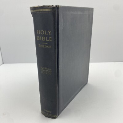 1901/1929 American Standard Version Holy Bible References Thomas Nelson & Sons-image
