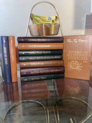 Roger Tory Peterson Field Guide 50th Anniversary Edition Leather Lot Of 10-image