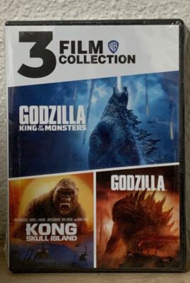 📀 Godzilla/Godzilla: Kind Of The Monsters / Kong Skull Island (DVD) NEW-image