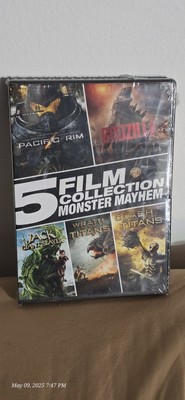 5 Film Collection: Monster Mayhem (DVD) Godzilla Pacific Rim Wrath Titans,...)-image