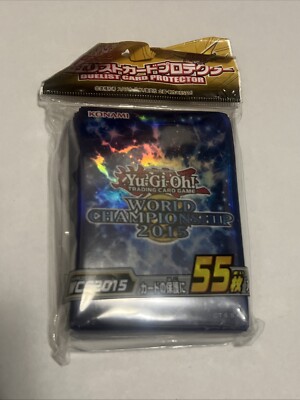 YuGiOh ARC-V WCS World Championship 2015 55 Pcs Card Sleeves SEALED Japanese-image