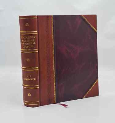 Disciplinary Decrees Of The General Councils Text, Translation, [Leather Bound]-image