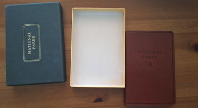 U. S. National Parks Travel Guide & Journal, Graphic Image 1999 Leather Cover-image