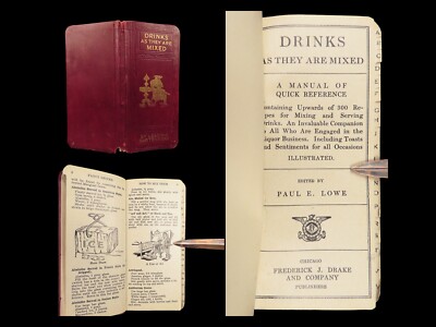 1904 Drinks as They Are Mixed by Paul Lowe | Pre- Prohibition Bartender Manual-image