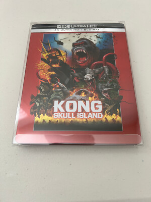 KONG SKULL ISLAND Zavvi UK Limited Edition 4K UHD + Blu-ray SteelBook w/ Sleeve-image
