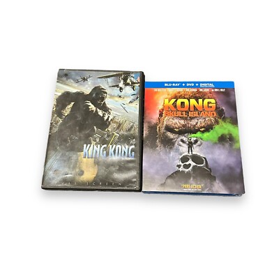 King Kong And Skull Island Lot Of Two Movies Bundle-image
