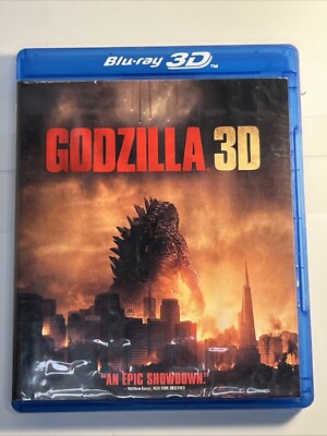 Godzilla 3D (Blu-ray/DVD, 2014)*Aaron Taylor-Johnson#6-432-image