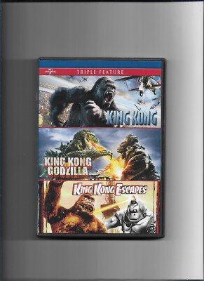 King Kong / King Kong vs Godzilla / King Kong Escapes (2 Disc Set), DVD-image