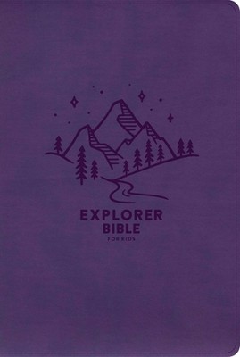 KJV Explorer Bible for Kids, Purple Leathertouch: Placing God's Word in the Midd-image