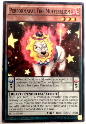 YuGiOh! - Performapal Fire Mufflerlion - Common-image