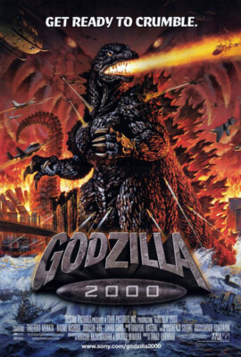 Godzilla 2000 (2000) DVD/Video Poster, Original, SS, Unused, NM, Rolled-image