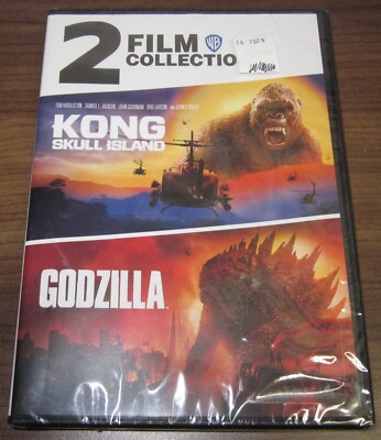 2 Film Collection ~ Kong: Skull Island, Godzilla .. sealed new-image