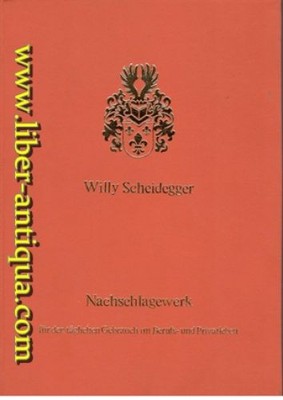 Reference book for daily use in professional and private life Scheidegge-image