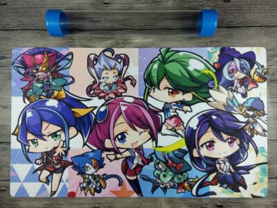 Ygomat ARC-V Lovely Sisters Custom TCG Duel Battlefield Playmat Free Best Tube-image