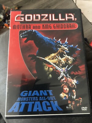 Godzilla, Mothra, and King Ghidorah: Giant Monsters All Out Attack (DVD, 2004) C-image