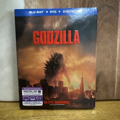 Godzilla (Blu-ray, 2014) With Slipcover-image