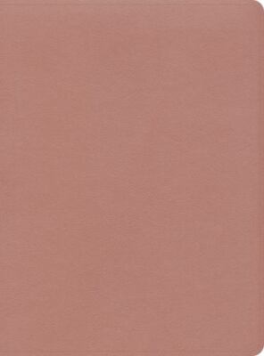 CSB Study Bible, Rose Gold LeatherTouch, Red Letter, Study Notes and Commentary,-image