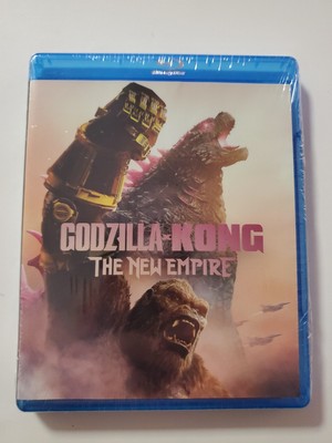GODZILLA-KONG THE NEW EMPIRE BLU-RAY NO DIGITAL, LOT D4,-image