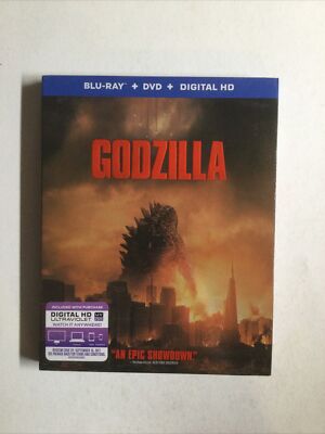 Godzilla 2014 Blu-Ray Movie Tested Works Warner Bros-image