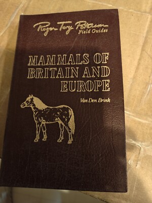 Roger T Peterson Mammals of Britain Europe Leather Field Guide Easton Press 50th-image