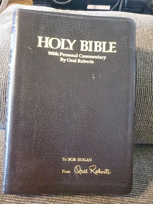 Holy Bible With Personal Commentary By Oral Roberts- KJV- Oral Roberts Edition-image