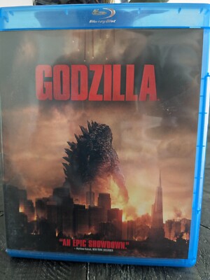 Blu-ray Movie + DVD Godzilla (Released 2014) w/ Case Shown-image