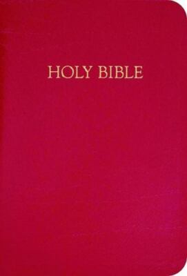 Cokesbury NRSV Gift and Award Bible: Simulated Burgundy Leather, Red Lettered-image