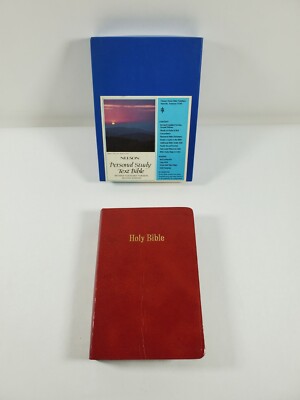 Nelson Personal Study Text Bible Illustrated 1972 Leather flex 2853R-image