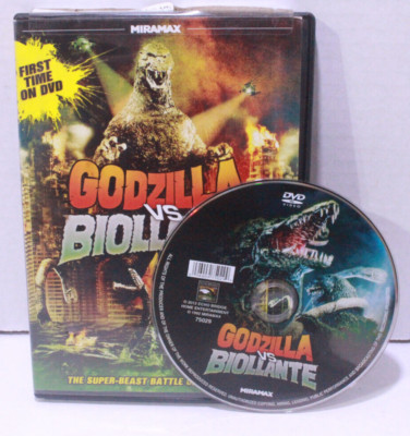 Godzilla vs. Biollante (DVD, 2012) Miramax Action Sci-Fi Classic HTF RARE OOP-image