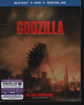 Godzilla 2014 blu-ray - free shipping  (SEALED)-image