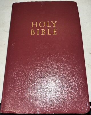 Vtg The Holy Bible New International Version Red Letter Zondervan Rev USA 2001-image