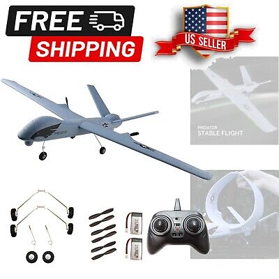 Durable RC Airplane with Gyro Stabilization - Easy Assembly & 15 Min Flight Time-image