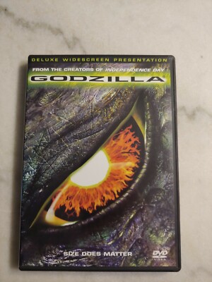 Godzilla 1998 (DVD) Deluxe Widescreen Presentation, Matthew Broderick*FREE SHIP*-image