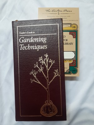 Norman Taylor TAYLOR'S GUIDE TO GARDENING TECHNIQUES Easton Press 1st Ed. 1991-image
