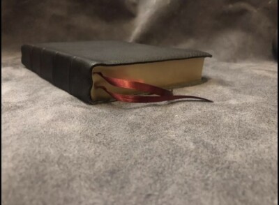 NASB Bible 1995 (text) Wide Margin Soft Black Leather New American Standard-image