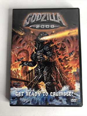 Godzilla 2000 (DVD, 2000) UFO MONSTERS ALIEN W Insert OOP RARE-image
