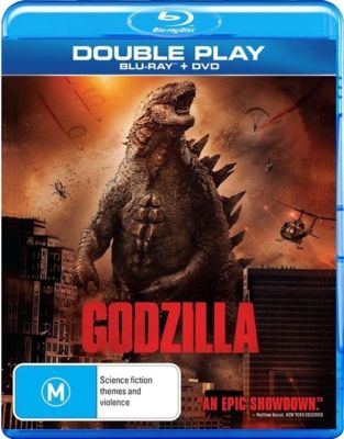 Godzilla (Blu-ray, 2014, 2-Disc Set) New, ExRetail Stock (D146)-image