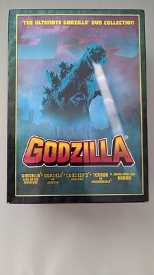 Godzilla The Ultimate Collection DVD (2002) 5-Disc Set / w game preview inside-image