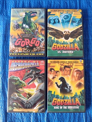 GODZILLA and GORGO DVD set (Mothra, MechaGodzilla, King Of Monsters*)-image