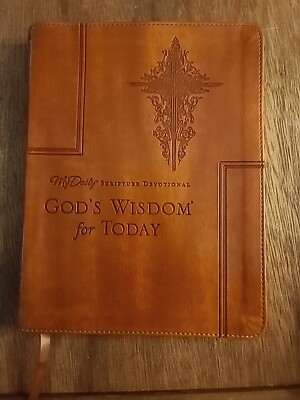 God's Wisdom for Today (MyDaily) - Leather Bound, by Hunt Johnny - Like New-image
