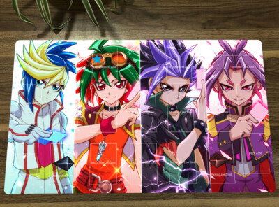 Ygomat ARC-V Yugo Yuri Yuto Yuya Sakaki TCG Play Mat Game Playmat + Free Bag-image