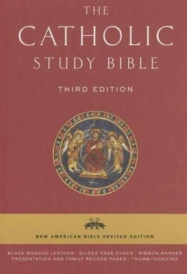 Mary Ann Getty The Catholic Study Bible (Leather Bound)-image