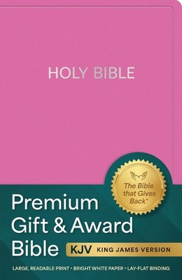 KJV Holy Bible: Premium Gift and Award Bible, Pink Imitation Leather: King James-image