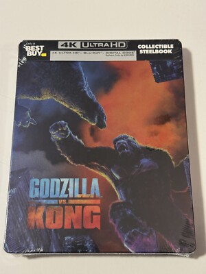 Godzilla vs Kong Steelbook Best Buy (4K + Blu-ray + Steelbook)-image