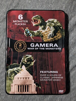 Gamera: War of the Monsters Collection ( 2 DVD TIN CASE) Godzilla - Steelbook-image