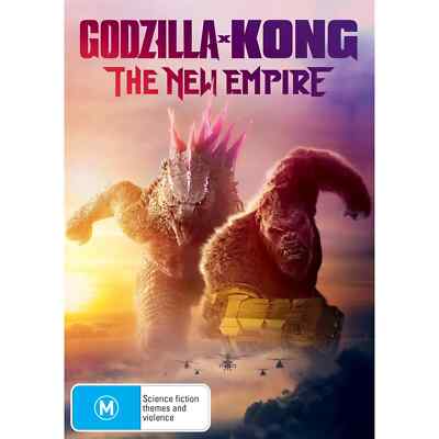GODZILLA X KONG THE NEW EMPIRE DVD, NEW & SEALED, 260624, FREE PRIORITY POST-image