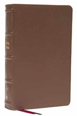 KJV Holy Bible: Large Print - Leather Bound, by Thomas Nelson - Good-image