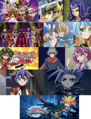 Yugioh Character Decks Zexal Arc-V Vrains Yuma Shark Kite Yuya Sora Playmaker-image