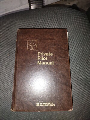 Jeppesen Private Pilot Manual Hardcore Leather Bound Book Jeppesen Sanderson-image