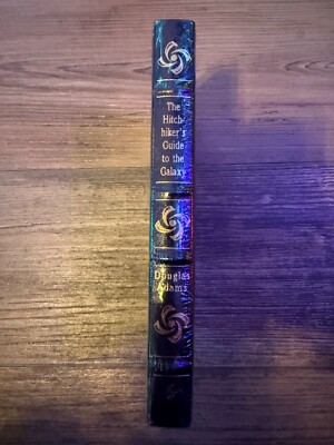 Easton Press science fiction Hitchhiker's Guide To The Galaxy  Adams  scarce-image